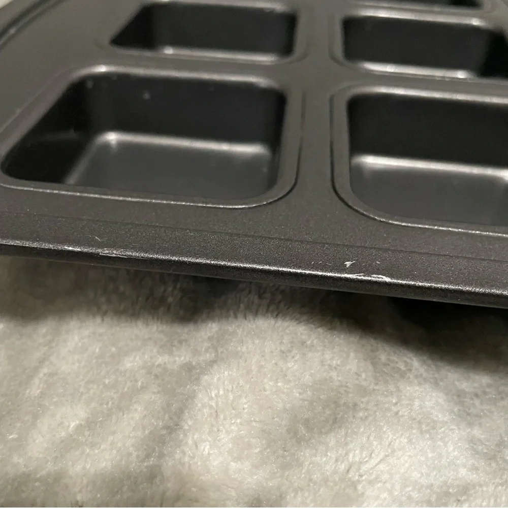 Pampered Chef Brownie Bite & Waffle Stick Pans Set Nonstick Bakeware Lot